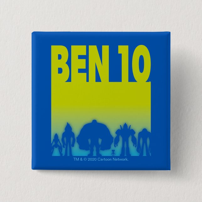 Ben 10 Alien Line-up-Logo Button (Vorderseite)