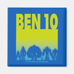 Ben 10 Alien Line-up-Logo Magnet