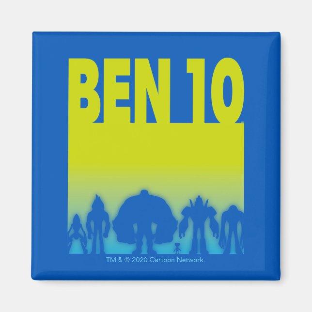 Ben 10 Alien Line-up-Logo Magnet (Vorne)