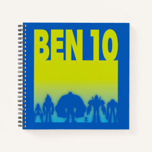 Ben 10 Alien Line-up-Logo Notizbuch