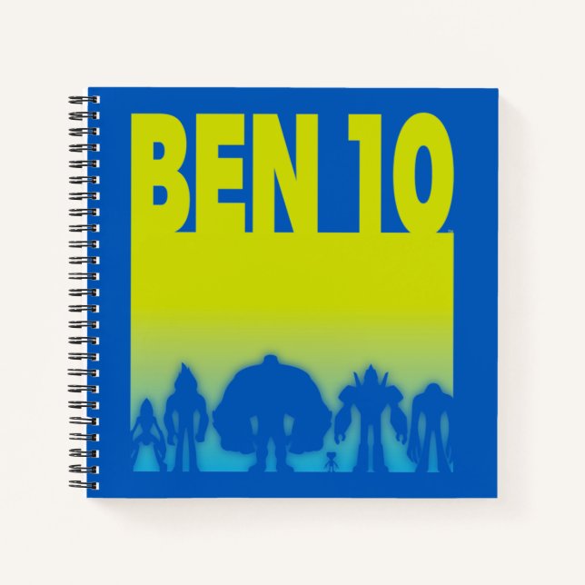Ben 10 Alien Line-up-Logo Notizbuch (Vorderseite)