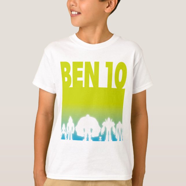 Ben 10 Alien Line-up-Logo T-Shirt (Vorderseite)