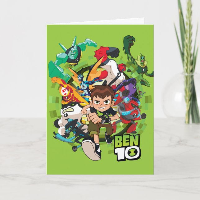 Ben 10 Alien Rush Graphic Karte (Vorderseite)
