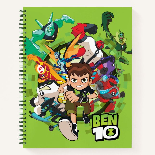 Ben 10 Alien Rush Graphic Notizbuch (Vorderseite)