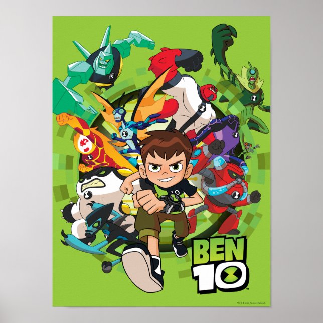 Ben 10 Alien Rush Graphic Poster (Vorne)