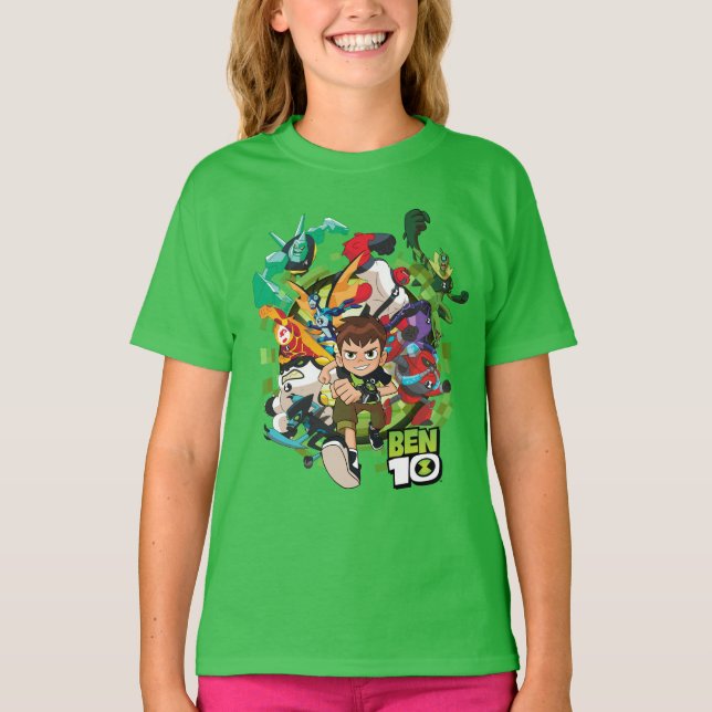 Ben 10 Alien Rush Graphic T-Shirt (Vorderseite)