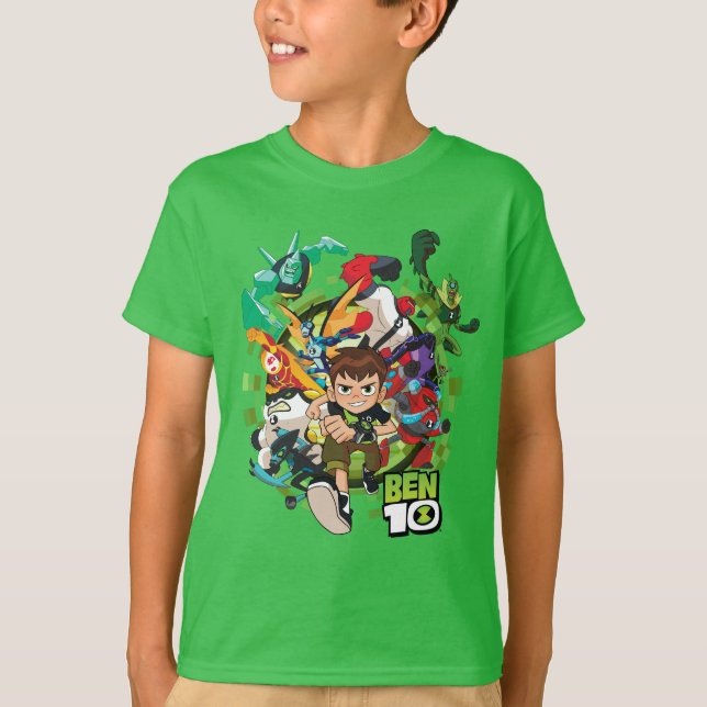 Ben 10 Alien Rush Graphic T-Shirt (Vorderseite)