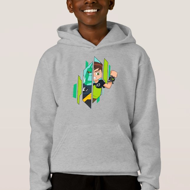 Ben 10 Diamondhead DNA Transformation Hoodie (Vorderseite)