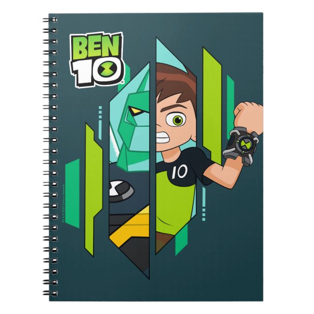 Ben 10 Diamondhead DNA Transformation Notizblock (Vorderseite)