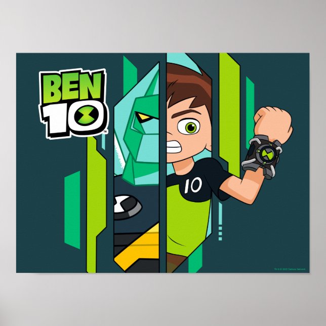 Ben 10 Diamondhead DNA Transformation Poster (Vorne)