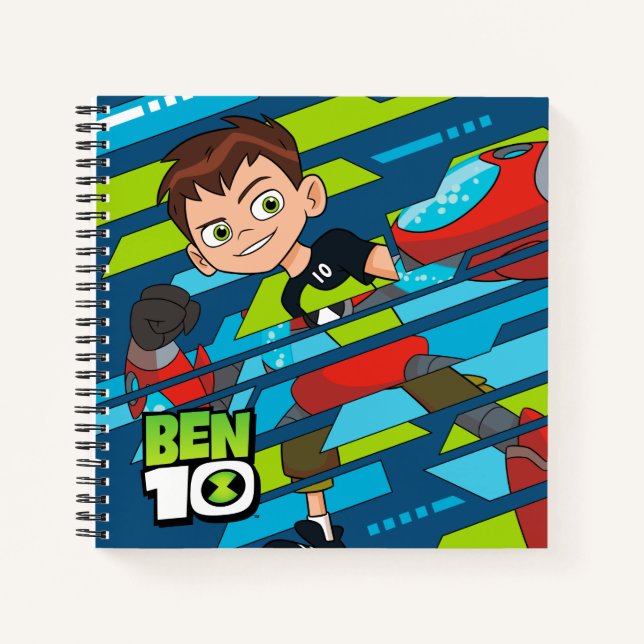 Ben 10 DNA-Transformation überlaufen Notizbuch (Vorderseite)