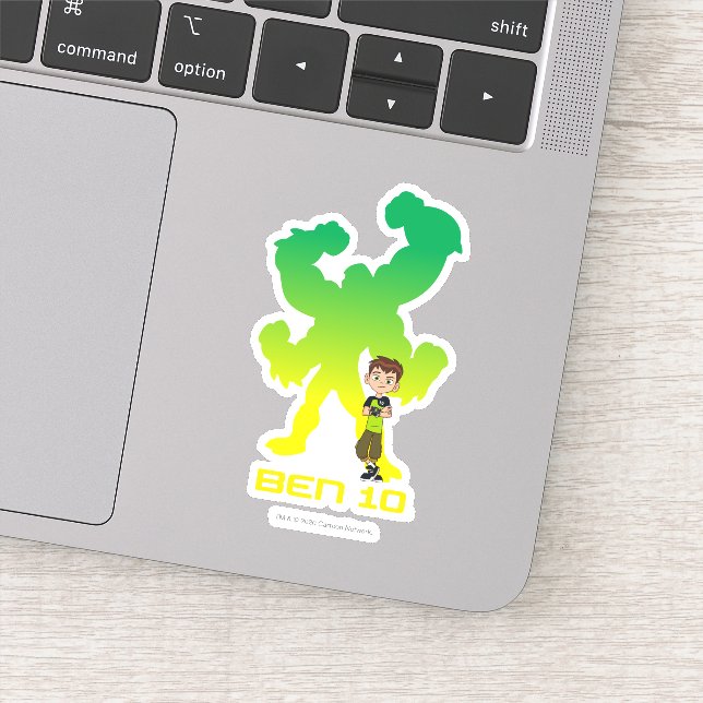 Ben 10 & Four Arms Shadow Aufkleber (Detail)