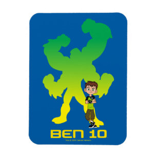 Ben 10 & Four Arms Shadow Magnet