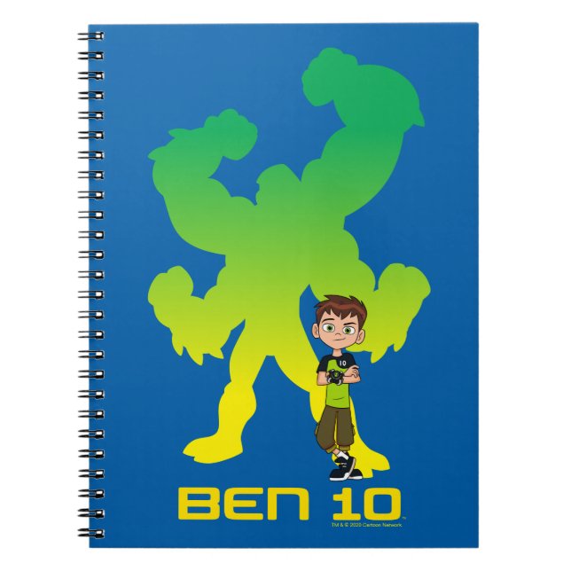 Ben 10 & Four Arms Shadow Notizblock (Vorderseite)
