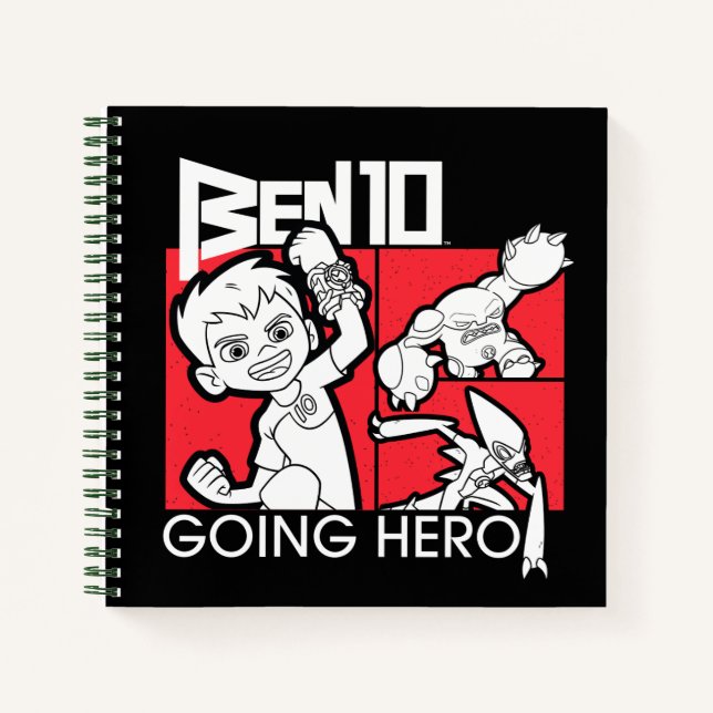 Ben 10 Going Hero Notizbuch (Vorderseite)