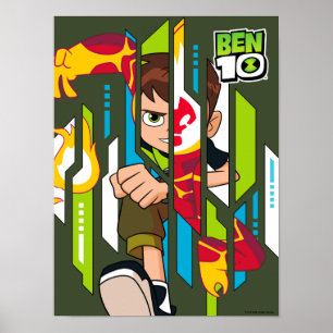 Ben 10 Heatblast DNA Transformation Poster