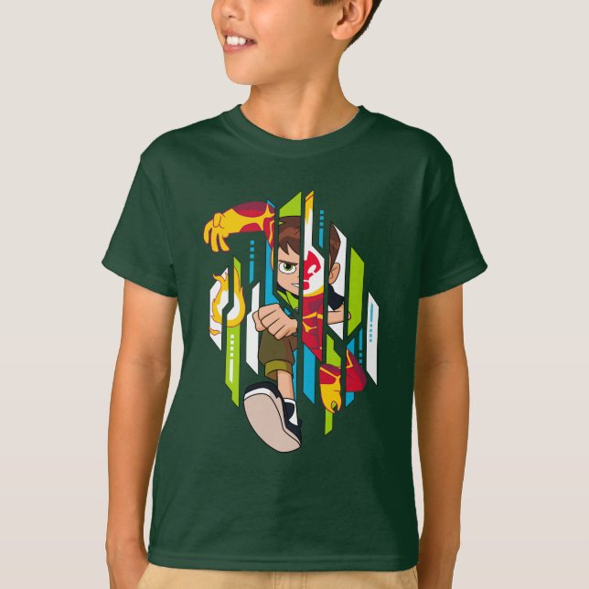 Ben 10 Heatblast DNA Transformation T-Shirt (Vorderseite)