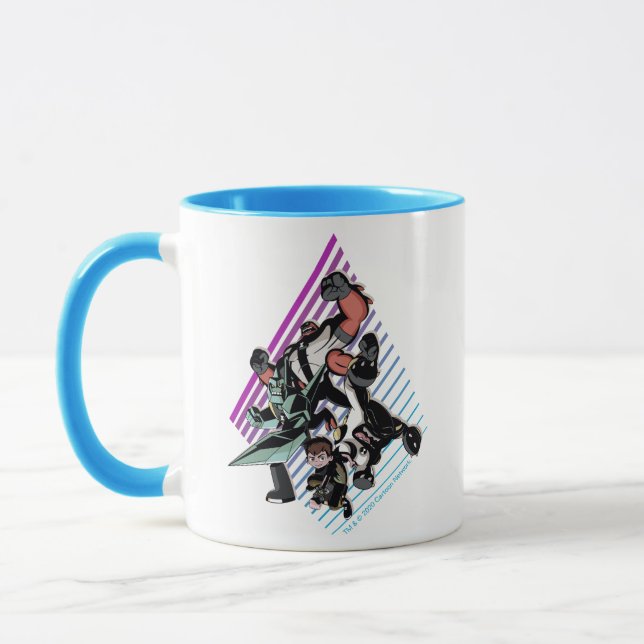 Ben 10 Retro Alien Group Graphic Tasse (Links)