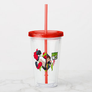 Ben 10 Vier Waffen DNA Transformation Acryltrinkbecher