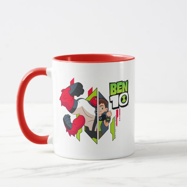 Ben 10 Vier Waffen DNA-Transformation Tasse (Links)