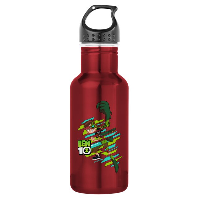 Ben 10 Wildvine DNA Transformation Edelstahlflasche (Vorderseite)