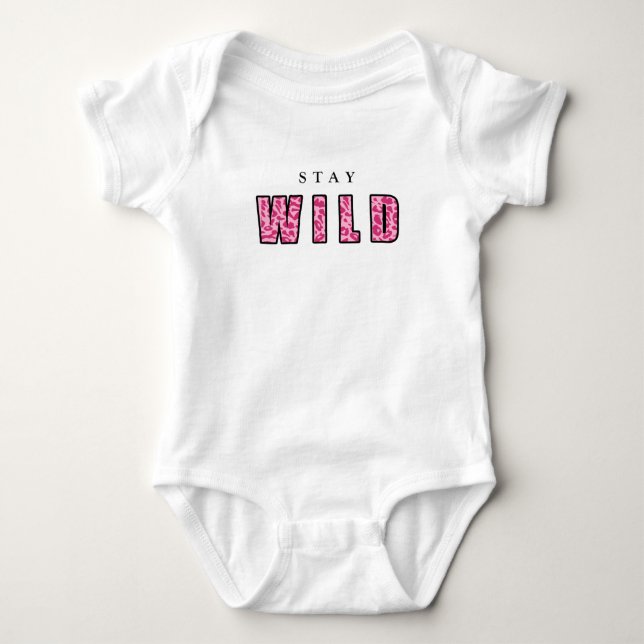 ben azelart bleibe wild baby strampler (Vorderseite)