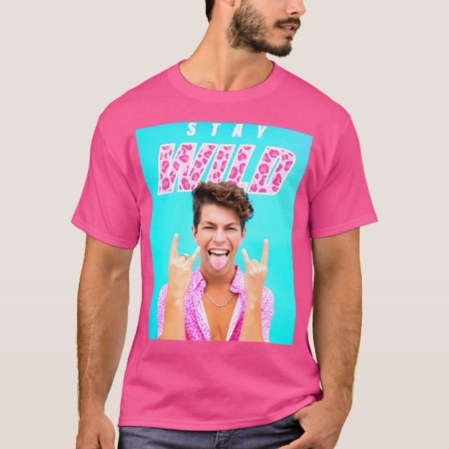 Ben Azelart Bleibe Wild Fire T-Shirt (Vorderseite)