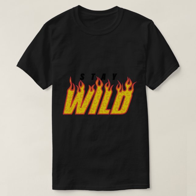 Ben Azelart Merch Ben Azelart Bleibe Wild Fire T-Shirt (Design vorne)