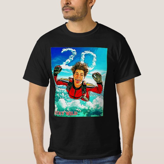 Ben azelart merch retro T-Shirt (Vorderseite)
