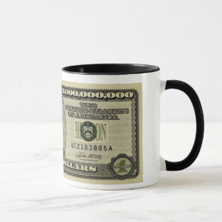 Ben Bernanke Milliarde Dollarschein-Tassen Tasse