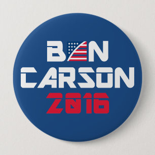 Ben Carson 2016 Button