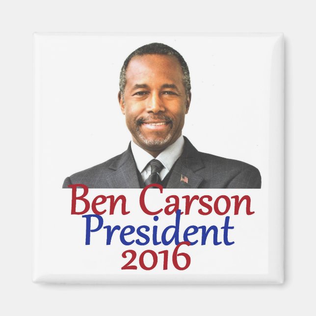 Ben CARSON 2016 Magnet (Vorne)