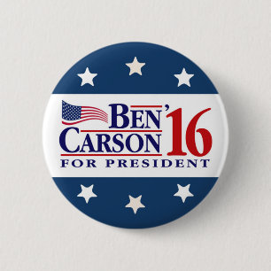 Ben Carson für Präsidenten Button