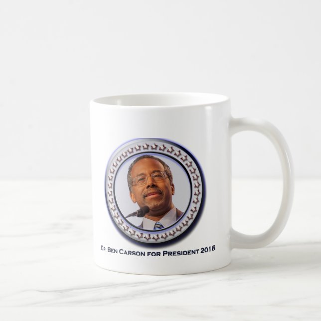 Ben Carson für Präsidenten Coffee Mug Tasse (Rechts)
