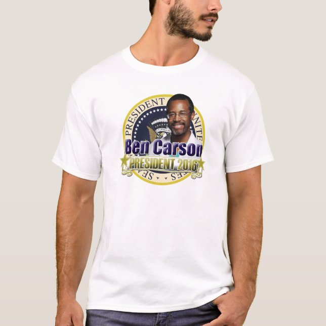 Ben Carson für Präsidenten T-Shirts (Vorderseite)