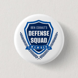Ben Cobalts Verteidigungsstandknopf Button