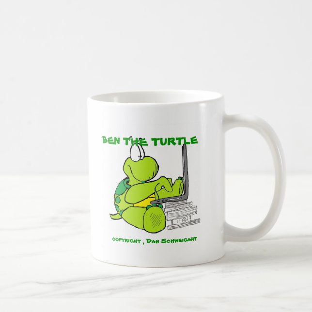 BEN-COMPUTER, BEN DIE SCHILDKRÖTE, Copyright 2010, Tasse (Rechts)