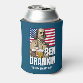 BEN DRANKIN 4. Juli Benjamin Franklin Dosenkühler