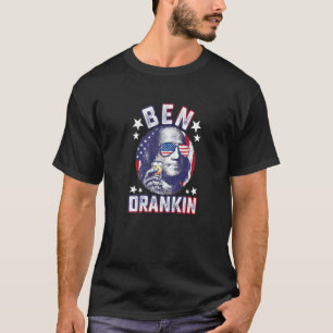 Ben Drankin 4. Juli Benjamin Franklin Männer Fraue T-Shirt