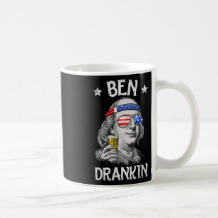 Ben Drankin 4. Juli Benjamin Franklin Men Amer Kaffeetasse