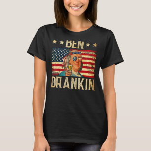 Ben Drankin 4. Juli Benjamin Franklin Men Amer T-Shirt