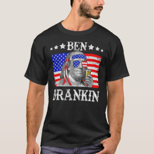 Ben Drankin 4. Juli Benjamin Franklin Men T-Shirt