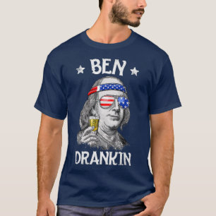 Ben Drankin 4. Juli Benjamin Franklin Men T-Shirt