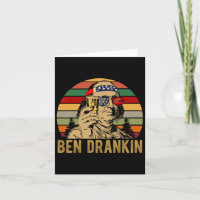 Ben Drankin 4. Juli Vintage Amerikanische Flagge G