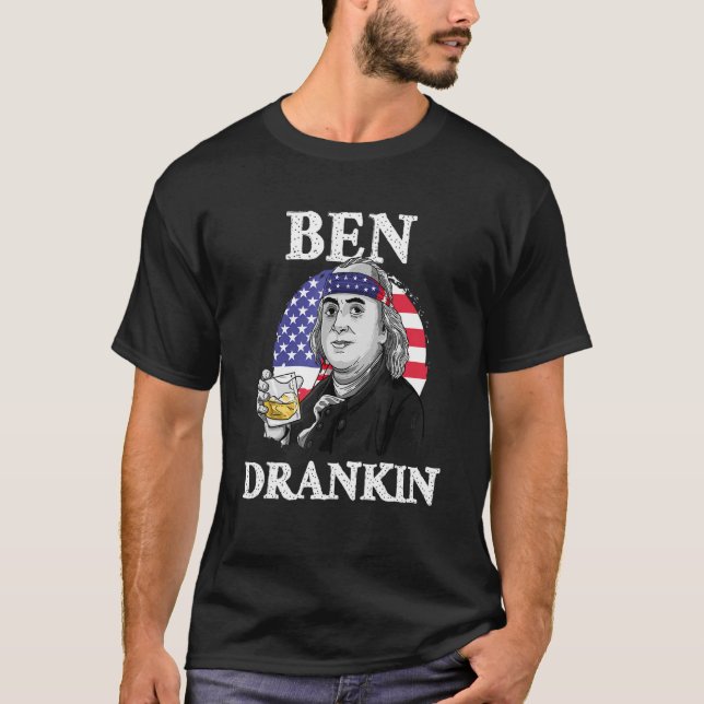 Ben Drankin American Flag 4. Juli T-Shirt (Vorderseite)