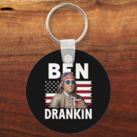 Ben Drankin Beer 4. Juli Vintage Fahne Funny