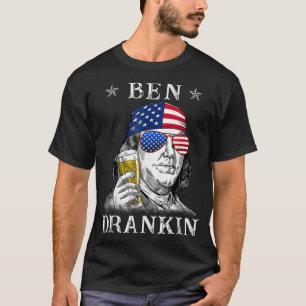 Ben Drankin Benjamin Franklin Beer Cos T-Shirt