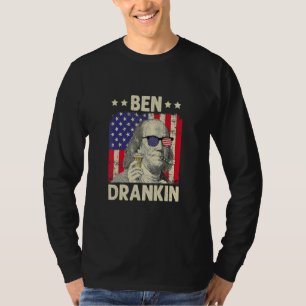 Ben Drankin Independence Day Drinks am 4. Juli T-Shirt