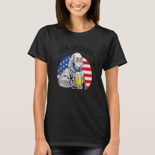 Ben Drankin USA Flag Patriotic 4. Juli T-Shirt
