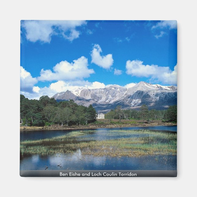 Ben Eishe und Loch Coulin Torridon Magnet (Vorne)